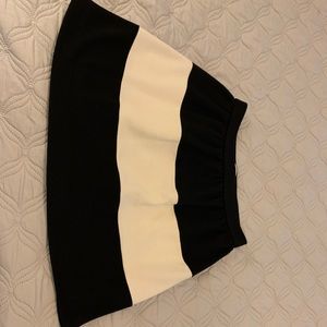 Black and white Skirt